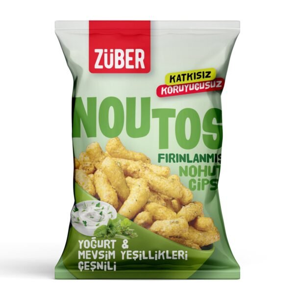 ZÜBER NOHUT CİPS YOĞURT & MEVSİM YEŞİLLİKLİ 55 GR