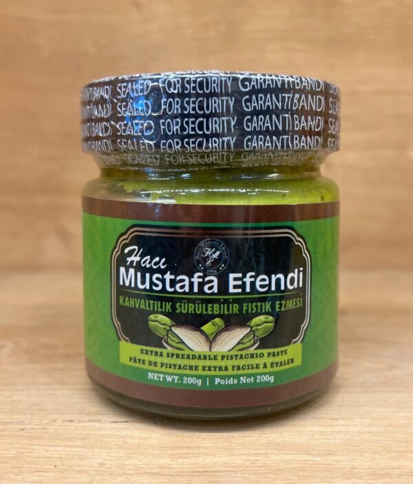 HACI MUSTAFA EFENDİ SÜRÜLEBİLİR FISTIK EZMESİ 200 GR