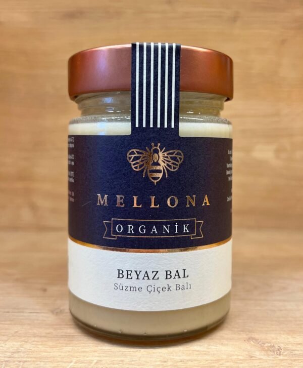 MELLONA ORGANİK BEYAZ BAL 400 GR