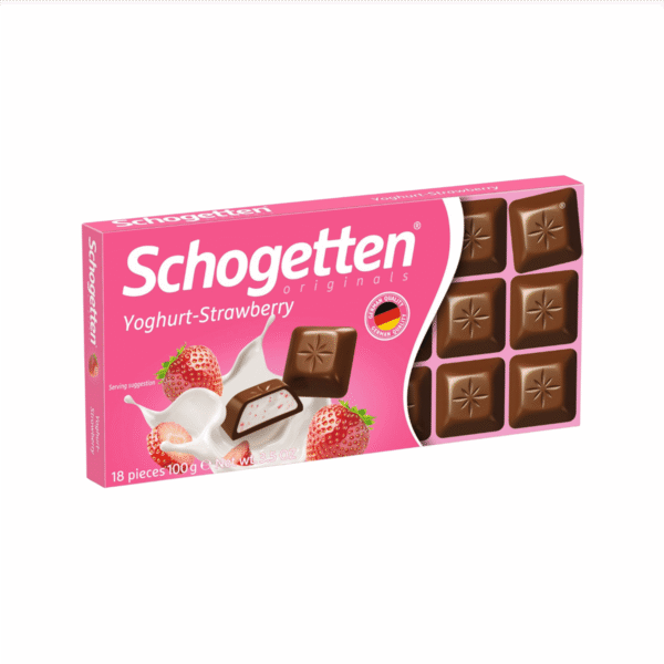SCHOGETTEN YOGHURT-STRAWBERRY 100 GR