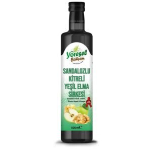 SANDALOZLU KİTRELİ YEŞİL ELMA SİRKESİ 500 ML