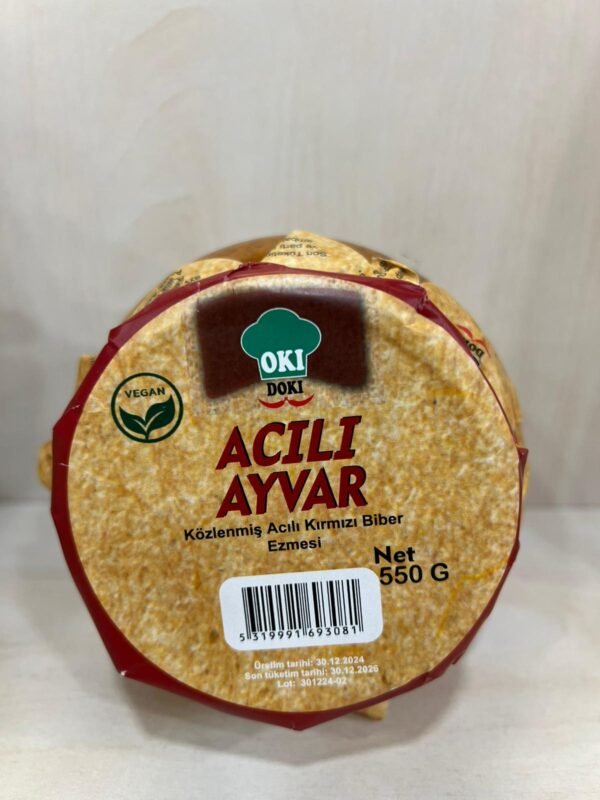 OKİ DOKİ ACILI AJVAR 550 GR