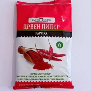 Rajska Gradina Paprika Biberi 100 GR - Yemeklere Renk ve Aroma Katan Doğal Kırmızı Toz Biber