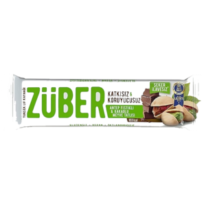 ZÜBER ANTEP FISTIKLI KAKOLU  MEYVE BAR 40 GR