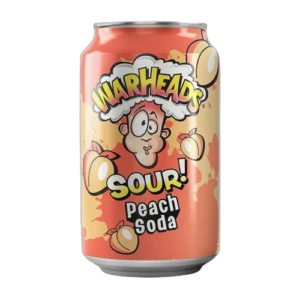 WARHEADS SOUR PEACH SODA 330 ML