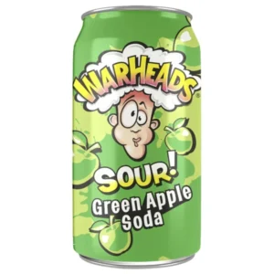 WARHEADS GREEN APPLE SODA 330 ML