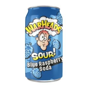 WARHEADS SOUR! BLUE RASPBERRY SODA 330 ML