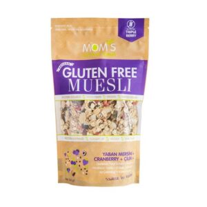 Mom's Glutensiz Müsli - Yaban Mersini, Turna Yemişi ve Çilekli Sağlıklı Kahvaltılık