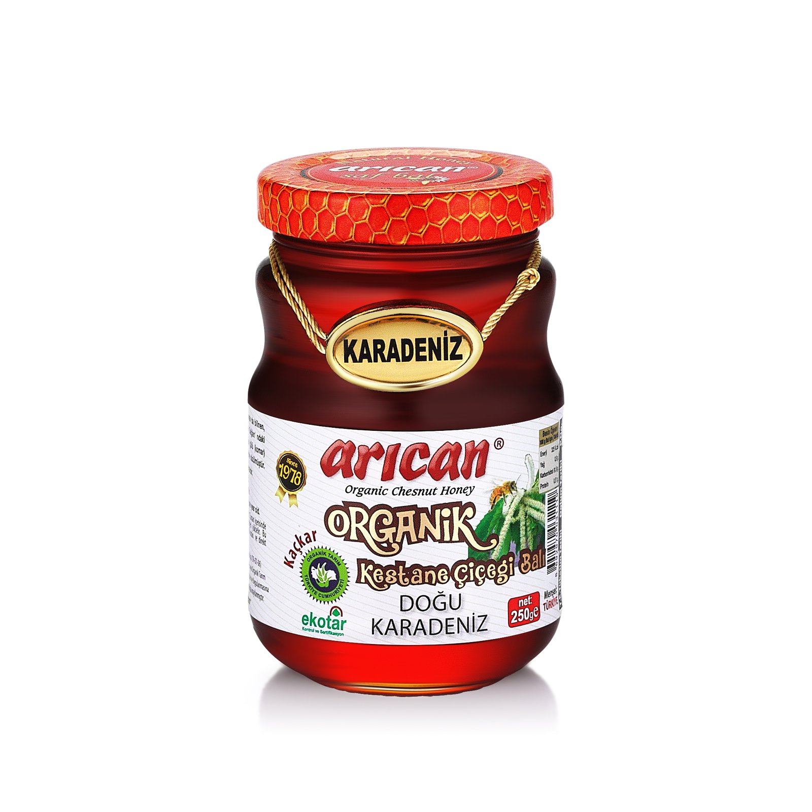 ARICAN DOĞU KARDENİZ KESTANE BALI 250 GR
